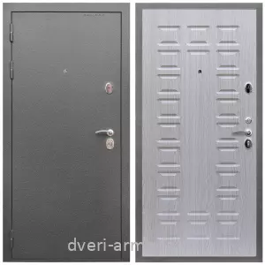 Входные двери Лондон, Дверь входная Армада Оптима Антик серебро / МДФ 16 мм ФЛ-183 Дуб белёный