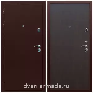 Входные двери Экстра, Недорогая дверь входная Армада Люкс Антик медь / МДФ 6 мм ПЭ Венге