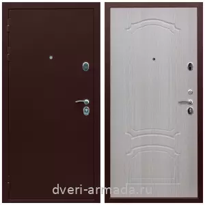 Входные двери Роял Вуд, Дверь входная стальная Армада Люкс Антик медь / МДФ 6 мм ФЛ-140 Дуб беленый в офисное помещение с порошковым покрытием