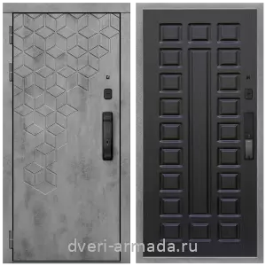 Входные двери Экстра, Дверь входная Армада Квадро МДФ 16 мм Kaadas K9 / МДФ 16 мм ФЛ-183 Венге