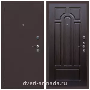 Входные двери Премиум, Дверь входная Армада Комфорт Антик медь / МДФ 6 мм ФЛ-58 Венге