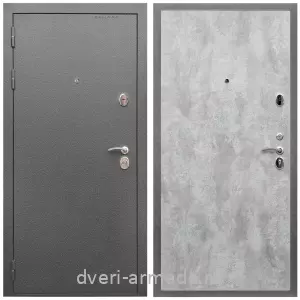 Входные двери Эврика, Дверь входная Армада Оптима Антик серебро / МДФ 6 мм ПЭ Цемент светлый