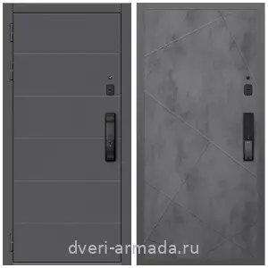 Входные двери Экстра, Дверь входная Армада Роуд МДФ 10 мм Kaadas K9 / МДФ 10 мм ФЛ-291 Бетон темный