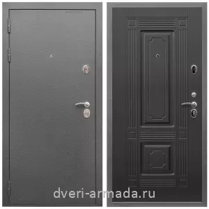 Входные двери Люкс, Дверь входная Армада Оптима Антик серебро / МДФ 6 мм ФЛ-2 Венге