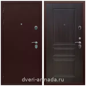 Взломостойкие входные двери, Дверь входная Армада Люкс Антик медь / МДФ 6 мм ФЛ-243 Эковенге наружная с утеплением в частный дом