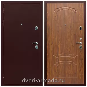 Входные двери Эврика, Дверь входная утепленная Армада Люкс Антик медь / МДФ 6 мм ФЛ-140 Мореная береза