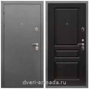 Для загородного дома, Дверь входная Армада Оптима Антик серебро / МДФ 16 мм ФЛ-243 Венге