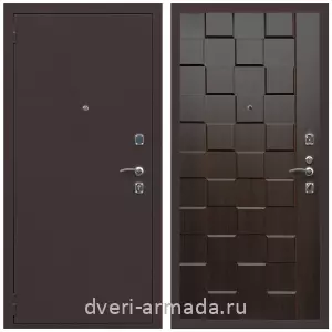 Взломостойкие входные двери, Дверь входная Армада Комфорт Антик медь / МДФ 16 мм ОЛ-39 Эковенге