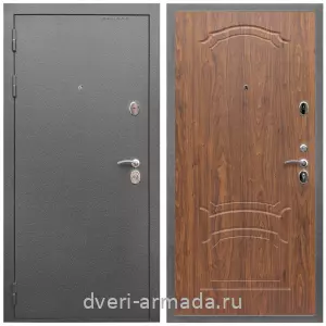 Входные двери МДФ для офиса, Дверь входная Армада Оптима Антик серебро / МДФ 16 мм ФЛ-140 Мореная береза