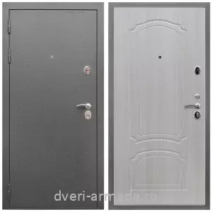Входные двери Эконом, Дверь входная Армада Оптима Антик серебро / МДФ 6 мм ФЛ-140 Дуб белёный