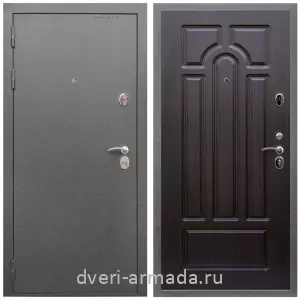 Темные входные двери, Дверь входная Армада Оптима Антик серебро / МДФ 16 мм ФЛ-58 Венге