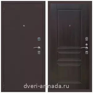 Входные двери Эврика, Дверь входная Армада Комфорт Антик медь / МДФ 6 мм ФЛ-243 Эковенге