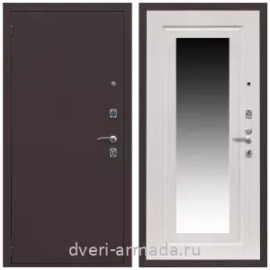Входные двери толщиной 1.2 мм, Дверь входная Армада Комфорт Антик медь / МДФ 16 мм ФЛЗ-120 Дуб белёный