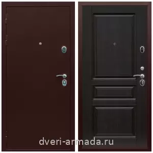 Взломостойкие входные двери, Дверь входная Армада Люкс Антик медь / МДФ 16 мм ФЛ-243 Венге