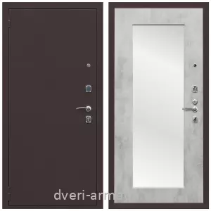 Двери со склада, Дверь входная Армада Комфорт Антик медь / МДФ 16 мм ФЛЗ-пастораль Бетон светлый
